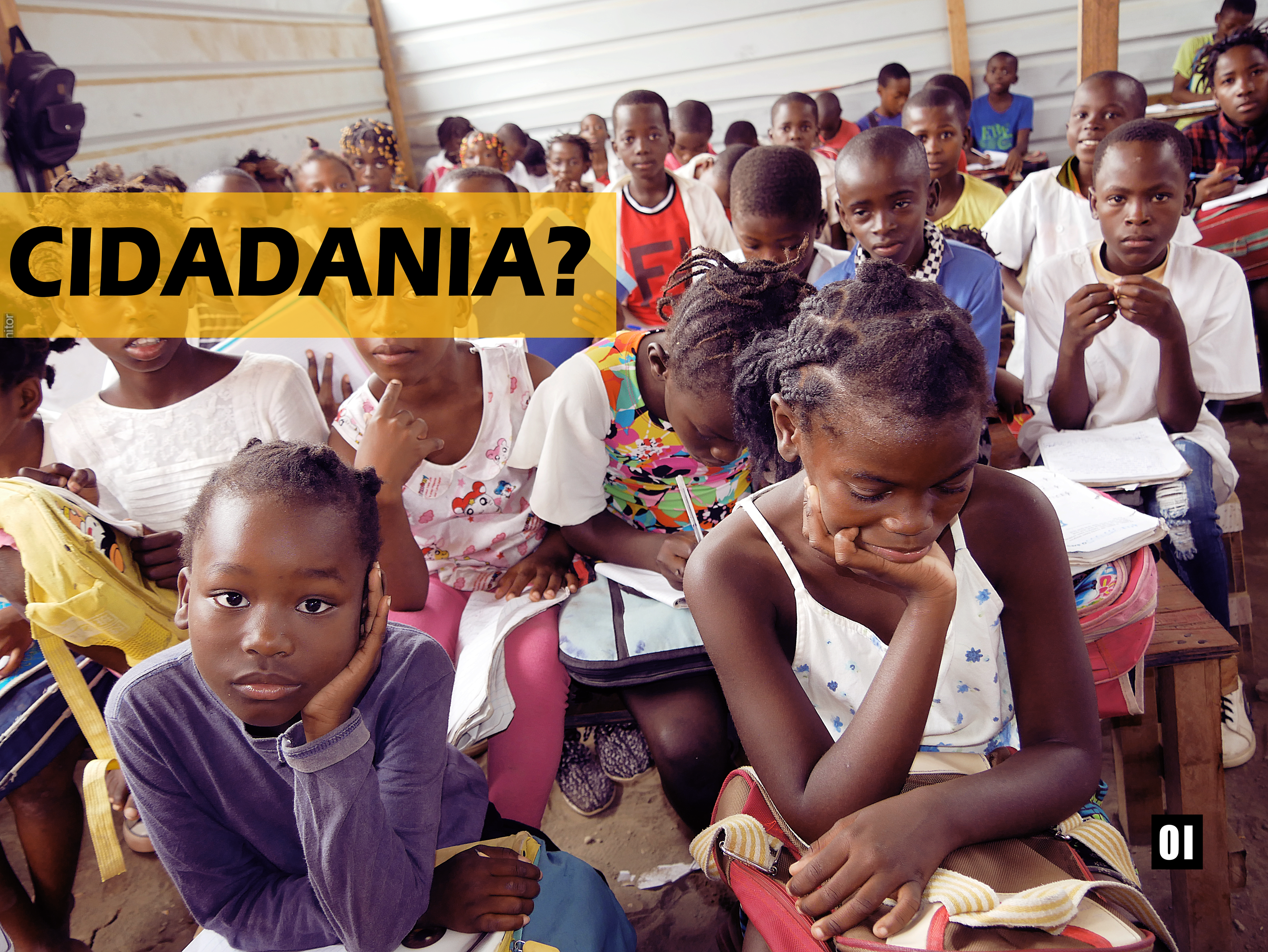Direito à educação adiado: cidadãos construíram “escola” de chapas para salvar as crianças na comunidade